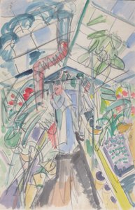 温室で 作： Ernst Ludwig Kirchner